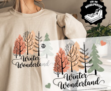 Onkel Bo's Bügelbilder - DIN A4 - Winter Wonderland - Christmas Trees