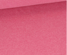 Bündchen Gretje - Glattes Bündchen - Schlauchware - Uni - Hell Meliert - Himbeerrot