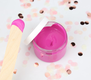 Siebdruckfarbe - Fuchsia - 100g - wasserbasiert - vegan - für Textil