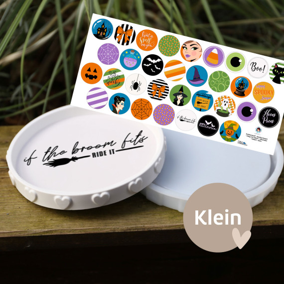Outdoorstoff - Spooky Season - Inlays für Silikon - Dekoteller - Tablett - Klein - Frida Kreativ - abby and amy