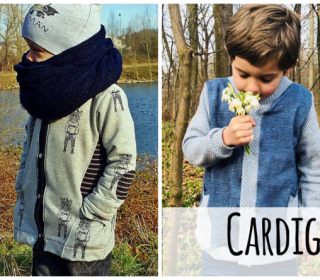 Cardigan #Freude by From heart to needle