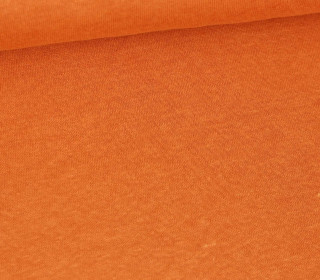 Leinen-Viskose Jersey - Slubgarn - Uni - Orange