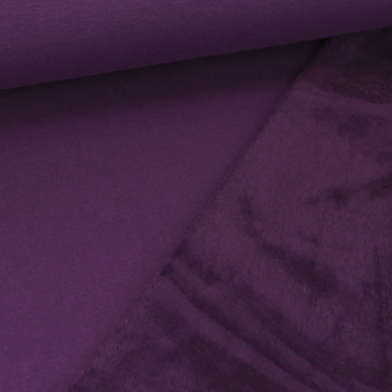 Alpenfleece - Kuschelstoff - 300g - Uni - Violett