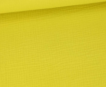 Bio Musselin Lotta - Muslin - Uni - Organic Cotton - Double Gauze - Olivgelb
