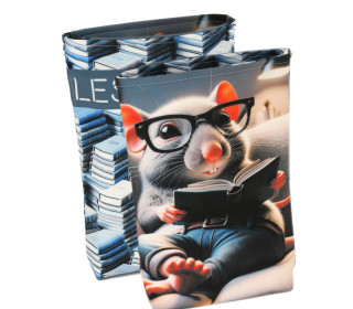 DIY-NÄHSET - Buchtasche - Leseratte - Softshell - abby and amy