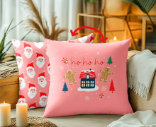 Genähtes Kissen inkl. Inlet - Santa's Wonderland - ho ho ho - made.by.colu - Mein Hanseherz