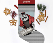 DIY-Nähset - Nikolaussocke - Softshell - Freestyle Santa - Thorsten Berger