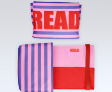 DIY-Nähset - Buch-Organizer - READ - anlukaa - Softshell - abby and amy