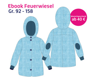 Dein Wunschgeschenk - Ebook Feuerwiesel - Mantel - Jacke - Gr. 92-158