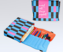 DIY-Nähset - Buch-Organizer - read eat sleep repeat - anlukaa - Softshell - abby and amy