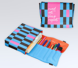 DIY-Nähset - Buch-Organizer - read eat sleep repeat - anlukaa - Softshell - abby and amy