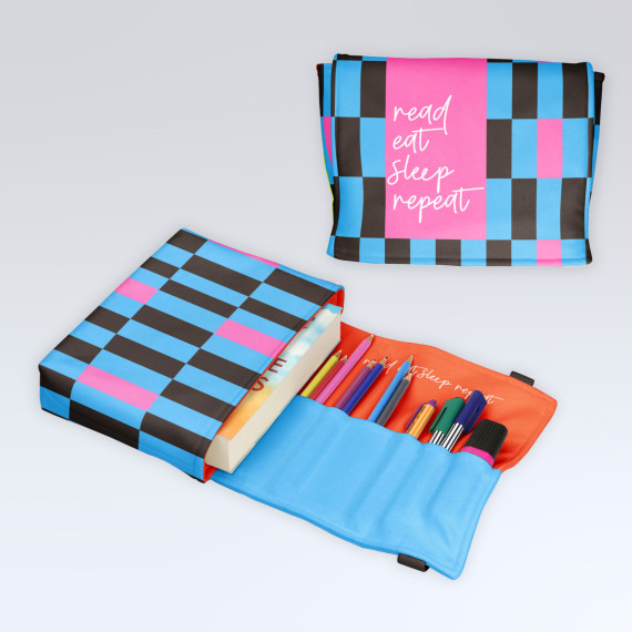 DIY-Nähset - Buch-Organizer - read eat sleep repeat - anlukaa - Softshell - abby and amy