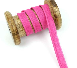 1 Meter Paspelband - Baumwolle - Uni - Pink