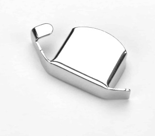 1 Magnetlineal - Kantenlineal - 2,5cm x 5cm - Silber