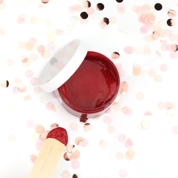 Siebdruckfarbe - Wine - Weinrot - 100g - wasserbasiert - vegan - für Textil