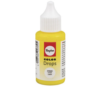 Color Drops - flüssiges Farbkonzentrat - Zitrone - Lösungsmittelfrei - 25ml - Rayher