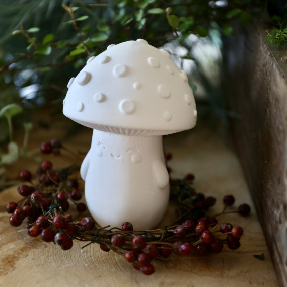 Silikon - Gießform - Heiterer Pilz - Mini - Herbstdeko - vielfältig nutzbar