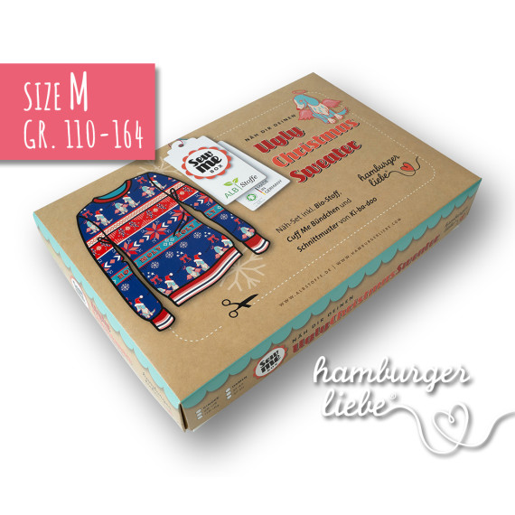 SEW ME BOX Ugly Christmas Sweater Nähset Holy Moly 110