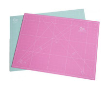 Schneidematte 45x60cm - Zweiseitig - Rosa/Türkis