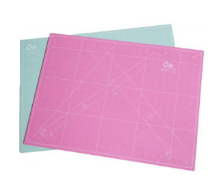 Schneidematte 45x60cm - Zweiseitig - Rosa/Türkis