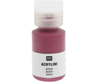 Acrylfarbe - Acrylini - 22ml - Matt - Geruchsarm - Rico Design - Beere