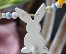 Silikon - Gießform - Osterhase - Anhänger - Ostern - 3D Bommel - vielfältig nutzbar