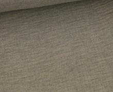 Musselin - Muslin - Double Gauze - Meliert - Uni - Taupe