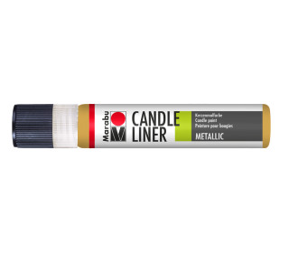 1 Kerzenmalstift - Candle-Liner - Metallic-Effekt - 25ml - Marabu - Gold (Col. 784)