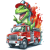 DinoGangFeuerwehrGraublau