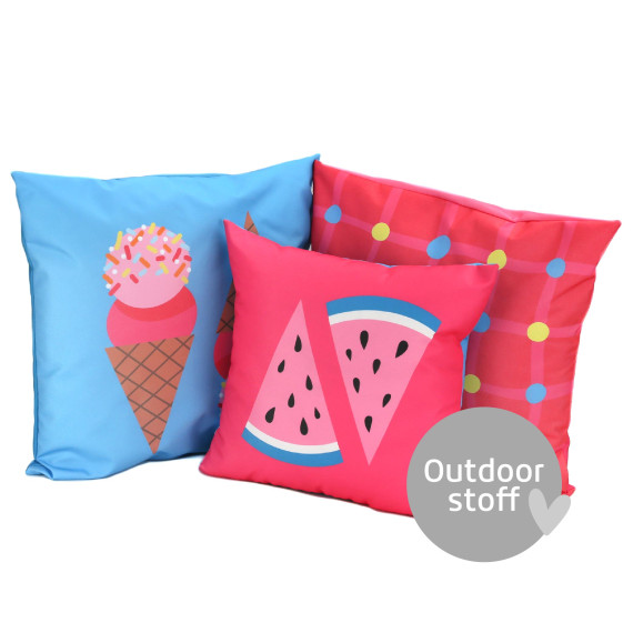 Kissenstoff - DIY - Kissen-Set - Sommer - Pool Side - Hamburger Liebe - Outdoorstoff - abby and amy
