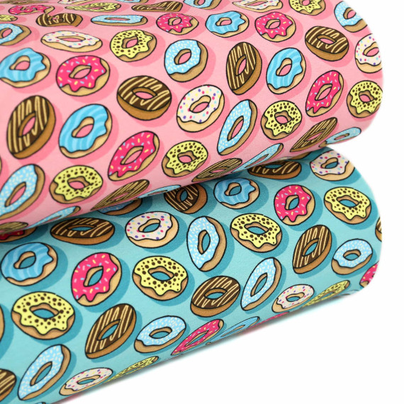 Bio-Jersey - OMG Donuts - Classics - Türkis - Hamburger Liebe