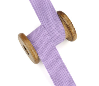 1m Weiches Gurtband - Uni - 30mm - Lavendel