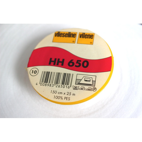 1 Meter Vlieseline - Beidseitig Aufbügelbar - Volumenvlies - HH650 - Freudenberg