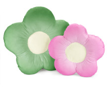 DIY-Nähset - Blumenkissen - Farbverläufe - Grün/Rosa - Velvet - abby and amy