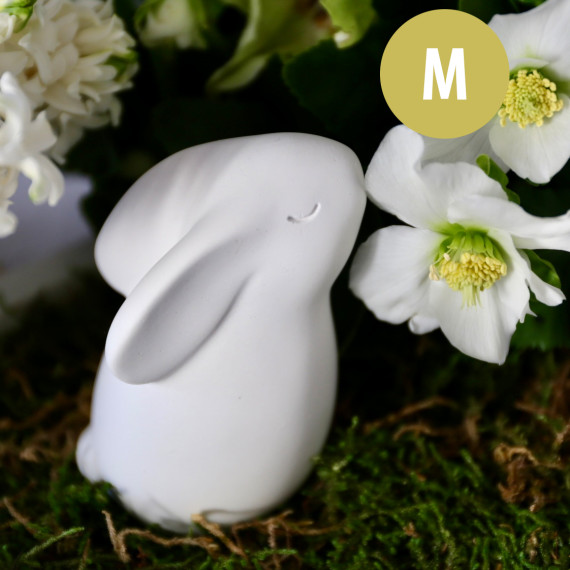 Silikon - Gießform - Schnupperhase - Osterhase - Dekofigur - M - vielfältig nutzbar