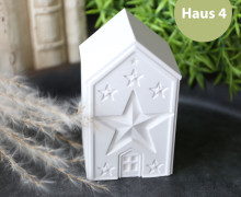 Silikon - Gießform - Sternhäuser - Haus 4 - klein - vielfältig nutzbar
