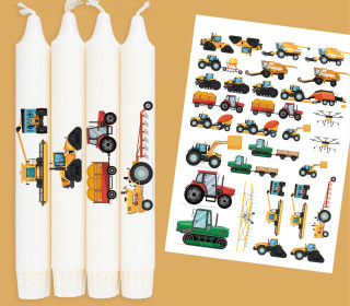 DIN A4 - Tattoofolie - Landwirtschaft - für Kerzen / Keramik