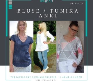Ebook - Bluse/ Tunika ANKI Gr. XS-XXL