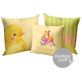 Kissenstoff - DIY - Kissen-Set - Frühlingsreif - Outdoorstoff - abby and amy