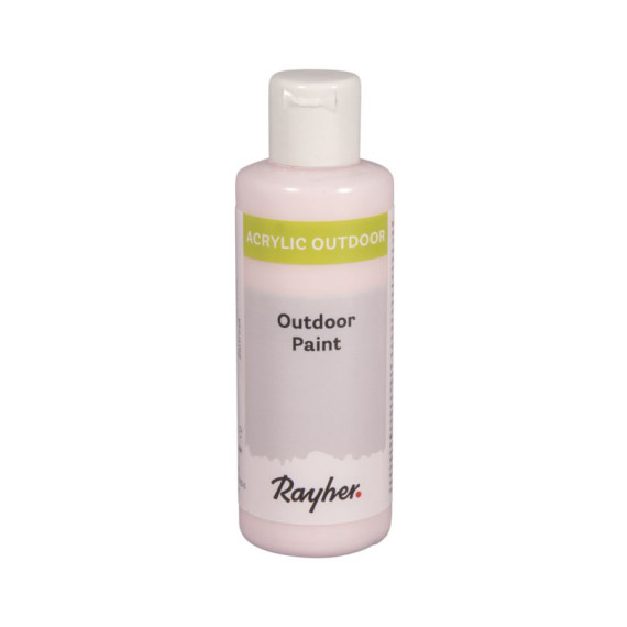 Acrylfarbe - 80ml - Outdoor - Wasserbasis - Rayher - Zartrosa