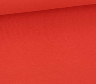 Bündchen Gretje - Glattes Bündchen - Schlauchware - Uni - Blutorange