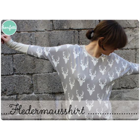 Ebook - Fledermausshirt Gr. 34-52