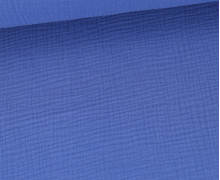 Musselin Bambino - Muslin - Uni - Schnuffeltuch - Windeltuch - Jeansblau