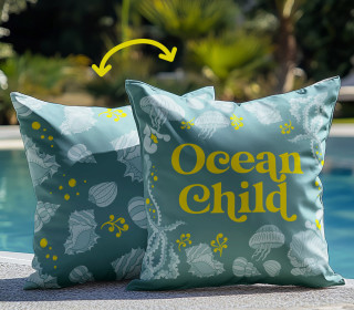 Genähtes Kissen inkl. Inlet - Ocean Child - Mein Hanseherz
