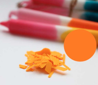 10g Kerzenpigment - Neon- Orange - Kerzenwachs - Pigment 457