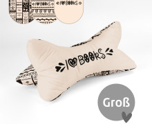 DIY-Nähset - Leseknochen - Groß - I love books - Sanne Paul - Velvet - abby and amy