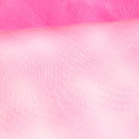 Feiner Tüllstoff - Weich - Verlauf - Regenbogen - Batik - Pink