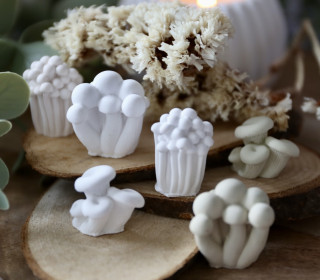 Silikon - Gießform - Kleine Wildpilze - Herbst - Multiform - Herbstdeko - vielfältig nutzbar