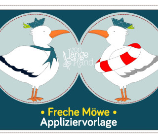 Applikationsvorlage -  Freche Möwe