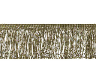1 Meter Fransenband - Fransenborte - 10cm - Braun